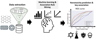 Graphical abstract: Investigating nanotoxicity: uncovering associations and predictive factors through machine learning analysis of published literature