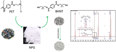 Graphical abstract: Neopentyl glycol as an alternative solvent for the chemical recycling of complex PET waste