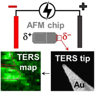 Graphical abstract: Contactless manufacturing of TERS-active AFM tips by bipolar electrodeposition