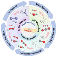Graphical abstract: Single atoms meeting 2D materials: an excellent configuration for photocatalysis
