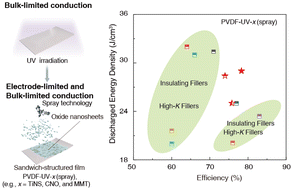 Graphical abstract: Interface engineering of 2D dielectric nanosheets for boosting energy storage performance of polyvinylidene fluoride-based nanocomposites with high charge–discharge efficiency
