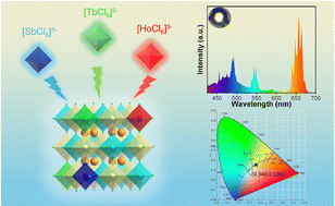 Graphical abstract: Co-doping of Sb3+/Ln3+ in the Cs2NaGdCl6 perovskite leads to efficient energy transfer and single-host white light emission