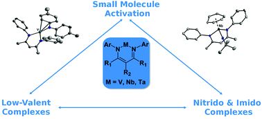 Graphical abstract: Group 5 chemistry supported by β-diketiminate ligands