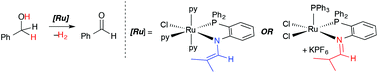 Graphical abstract: Phosphine–imine and –enamido ligands for acceptorless dehydrogenation catalysis