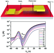 Graphical abstract: Configuration-dependent anti-ambipolar van der Waals p–n heterostructures based on pentacene single crystal and MoS2