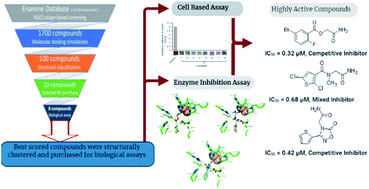 Graphical abstract: Identification of novel bacterial urease inhibitors through molecular shape and structure based virtual screening approaches