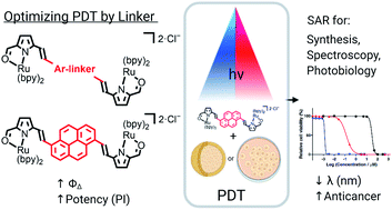 Graphical abstract: Bis[pyrrolyl Ru(ii)] triads: a new class of photosensitizers for metal–organic photodynamic therapy