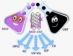 Graphical abstract: Recent advances in metal–organic framework/carbon nanotube nanocomposites for developing analytical applications