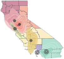 Graphical abstract: Optimizing geographic locations for electric vehicle battery recycling preprocessing facilities in California