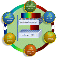 Graphical abstract: A review of life cycle assessment and sustainability analysis of perovskite/Si tandem solar cells