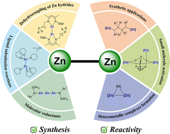 Graphical abstract: Recent advances in zinc–zinc bonded complexes: synthesis and reactivity