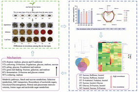 Graphical abstract: Metabolomics-based analysis of the effects of differences in soluble sugars on the sweetness quality of six major tea types in China