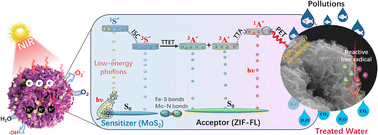 Graphical abstract: Nano energy amplifier – the proposal and demonstration of triplet–triplet annihilation upconversion heterojunctions for photocatalysis using low-energy photons