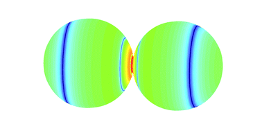 Graphical abstract: Influence of the close sphere interaction on the surface plasmon resonance absorption peak