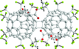Graphical abstract: Unexpected fullerene dimerizationvia [5,6]-bond upon functionalization of Cs-C70(CF3)8 by the Bingel reaction