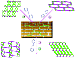 Graphical abstract: Four 3D “brick-wall”-like metal–organic frameworks with a flexible ligand of (S,S,R,R)-1,2,3,4-cyclopentanetetracarboxylic acid: crystal structures, luminescent and magnetic properties
