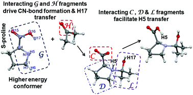 Graphical abstract: A reaction energy profile and fragment attributed molecular system energy change (FAMSEC)-based protocol designed to uncover reaction mechanisms: a case study of the proline-catalysed aldol reaction