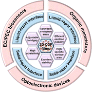 Graphical abstract: Recent advances in functional electronic devices enabled by two-dimensional covalent organic framework films