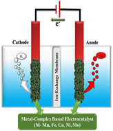 Graphical abstract: Engineering of abundant metal complexes for electrochemical water splitting