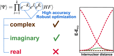 Graphical abstract: Beyond real: alternative unitary cluster Jastrow models for molecular electronic structure calculations on near-term quantum computers