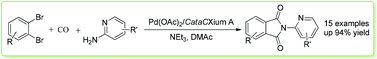 Graphical abstract: Efficient palladium-catalyzed double carbonylation of o-dibromobenzenes: synthesis of thalidomide