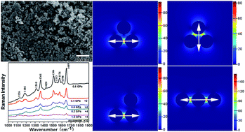 Graphical abstract: Experimental and simulative study on surface enhanced Raman scattering of rhodamine 6G adsorbed on big bulk-nanocrystalline metal substrates