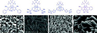 Graphical abstract: Photoinduced topographical changes on microcrystalline surfaces of diarylethenes