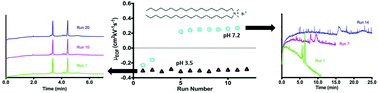 Graphical abstract: High pH instability of quaternary ammonium surfactant coatings in capillary electrophoresis