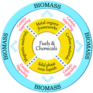 Graphical abstract: Functionalised heterogeneous catalysts for sustainable biomass valorisation