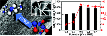 Graphical abstract: High-performance NH3 production via NO electroreduction over a NiO nanosheet array