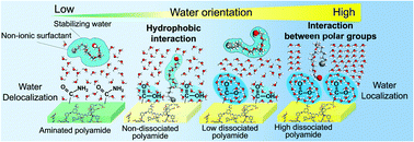 Graphical abstract: Molecular dynamics study on the elucidation of polyamide membrane fouling by nonionic surfactants and disaccharides
