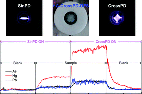 Graphical abstract: Cross double point discharge as enhanced excitation source for highly sensitive determination of arsenic, mercury and lead by optical emission spectrometry