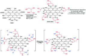 Graphical abstract: Sensitive and selective determination of trace amounts of mercury ions using a dimercaprol functionalized graphene quantum dot modified glassy carbon electrode