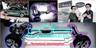 Graphical abstract: Enhanced catalysis of radical-to-polysulfide interconversion via increased sulfur vacancies in lithium–sulfur batteries