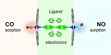 Graphical abstract: Ligand effects on gas adsorption in nanoporous phthalocyanine crystals