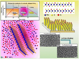 Graphical abstract: P-type doping in edge-enriched MoS2−x nanostructures via RF-generated nitrogen plasma