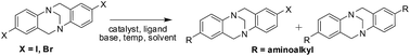 Graphical abstract: CuI-catalyzed amination of Tröger's base halides: a convenient method for synthesis of unsymmetrical Tröger's bases