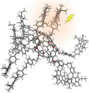 Graphical abstract: Experimental and computational characterisation of an artificial light harvesting complex