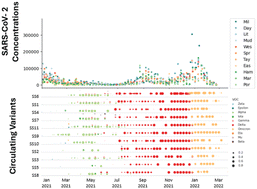Graphical abstract: Dynamics of SARS-CoV-2 variants in southwest Ohio municipal wastewater