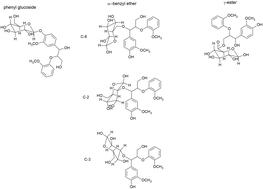 Graphical abstract: Bond dissociation energies of lignin–carbohydrate complexes
