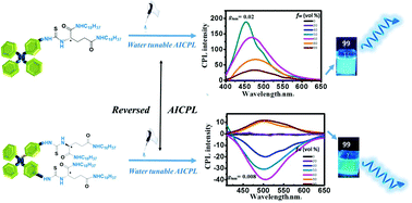 Graphical abstract: Tunable aggregation-induced circularly polarized luminescence of chiral AIEgens via the regulation of mono-/di-substituents of molecules or nanostructures of self-assemblies