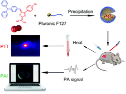 Graphical abstract: 2-Dicyanomethylenethiazole based NIR absorbing organic nanoparticles for photothermal therapy and photoacoustic imaging