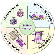 Graphical abstract: Iridium-based electrocatalysts for the hydrogen oxidation reaction toward alkaline exchange membrane fuel cells