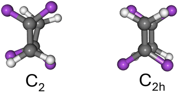 Graphical abstract: Low temperature jet spectra of (DFE)2, DFE-He, DFE-He2 and DFE in the 2210–3105 cm−1 region (DFE = 1,1 difluoroethylene)