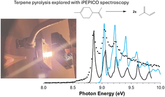 Graphical abstract: Monoterpene flash pyrolysis reveals weakly coupled mechanistic domains and fleeting biradical intermediates