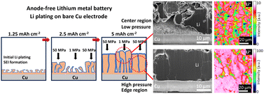 Graphical abstract: Direct visualization and mechanistic insights into initial lithium plating in anode-free lithium metal batteries