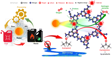 Graphical abstract: Plasmonic gold nanostars conjugated poly(heptazine imide) for photocatalytic H2O2 production from O2 reduction