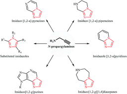 Graphical abstract: New protocols to access imidazoles and their ring fused analogues: synthesis from N-propargylamines