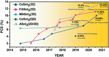 Graphical abstract: Rational strategies toward efficient and stable lead-free tin halide perovskite solar cells