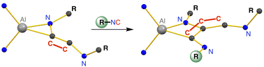 Graphical abstract: Controlled reductive C–C coupling of isocyanides promoted by an aluminyl anion